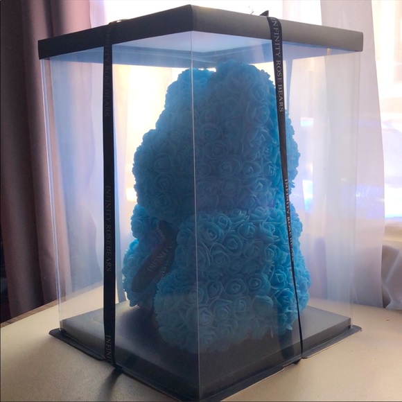 Blue flower bear - Picture 3 of 5